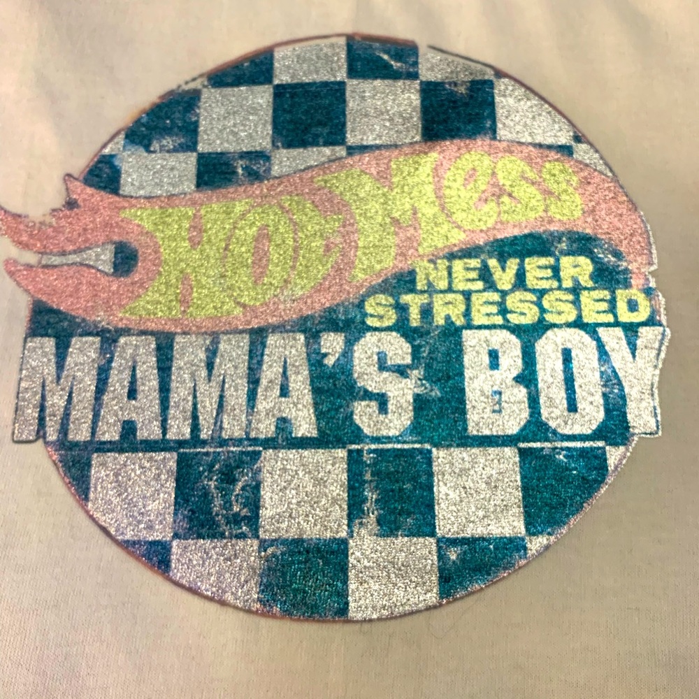 Toddler boy hot wheels shirt custom NWT